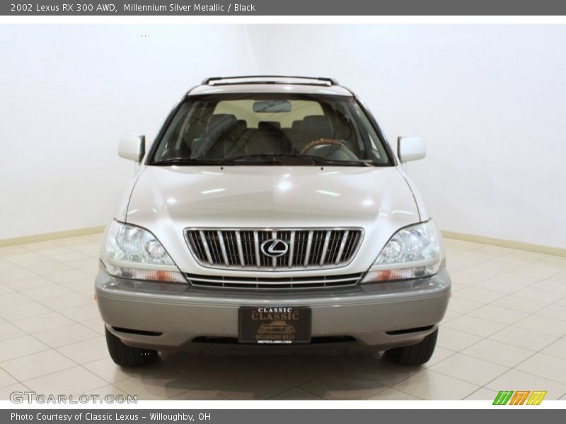 Millennium Silver Metallic / Black 2002 Lexus RX 300 AWD
