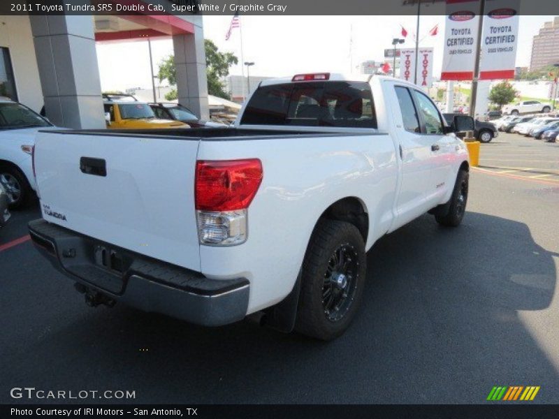 Super White / Graphite Gray 2011 Toyota Tundra SR5 Double Cab