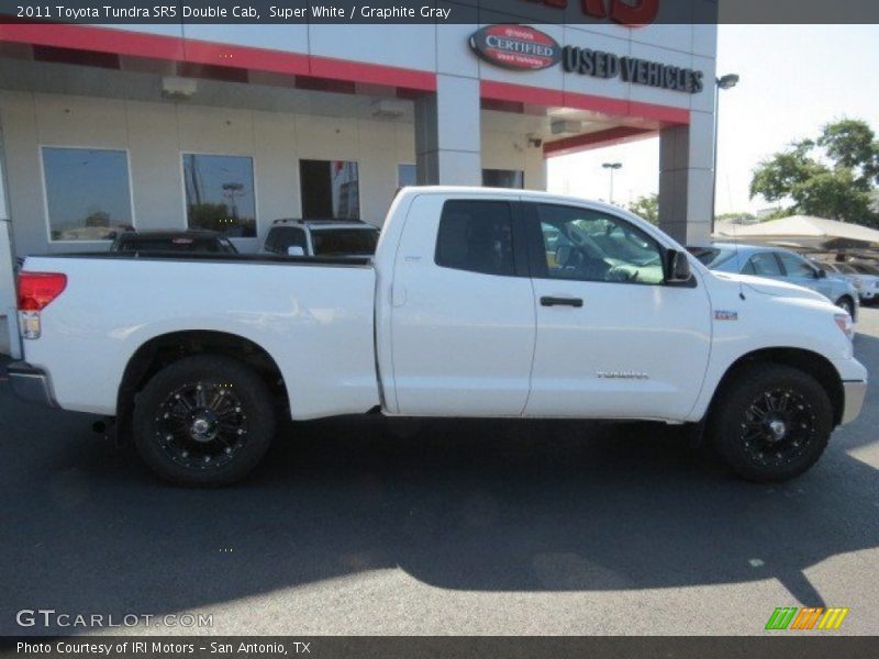 Super White / Graphite Gray 2011 Toyota Tundra SR5 Double Cab