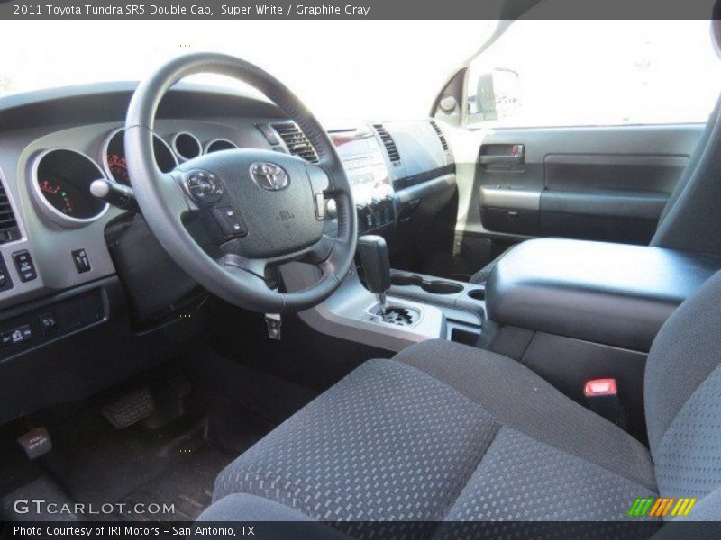 Super White / Graphite Gray 2011 Toyota Tundra SR5 Double Cab