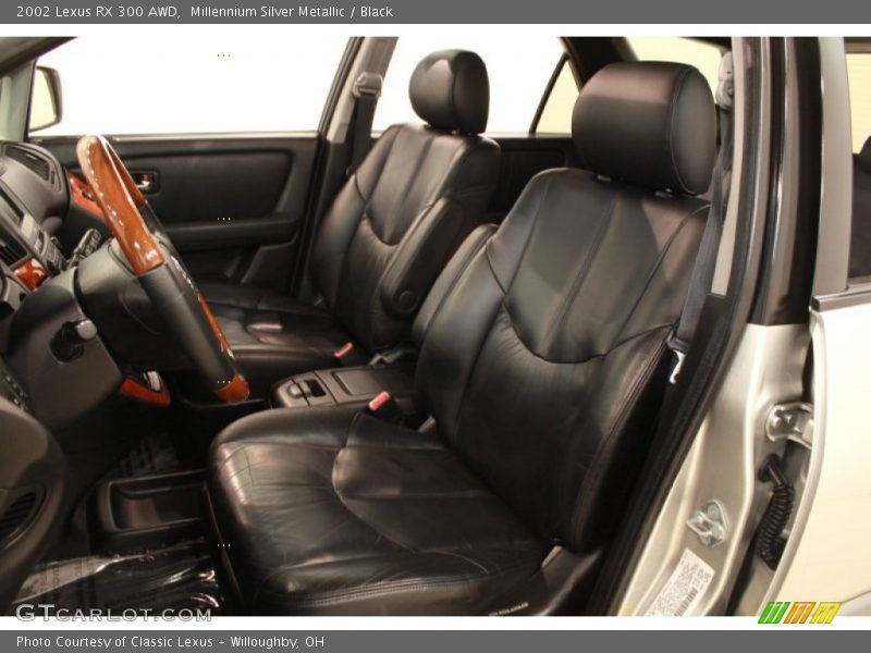 Millennium Silver Metallic / Black 2002 Lexus RX 300 AWD