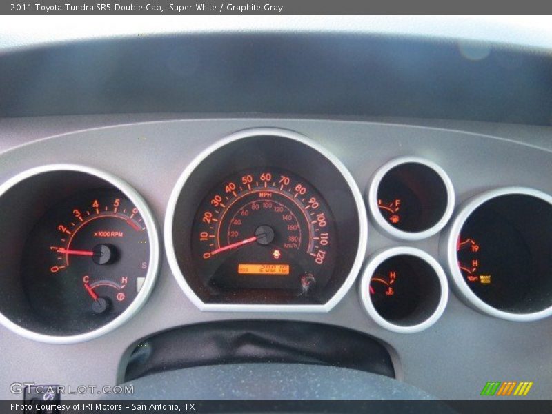 Super White / Graphite Gray 2011 Toyota Tundra SR5 Double Cab