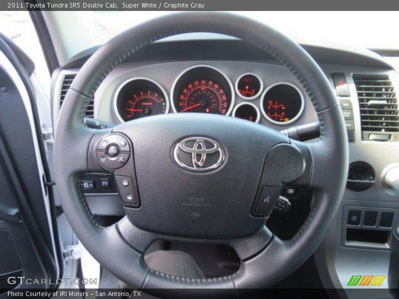Super White / Graphite Gray 2011 Toyota Tundra SR5 Double Cab
