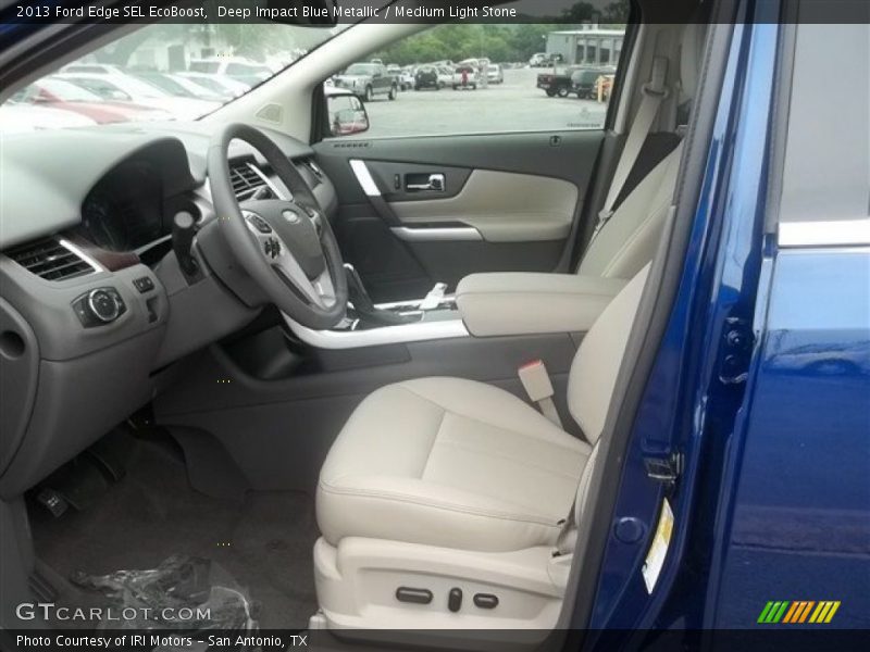  2013 Edge SEL EcoBoost Medium Light Stone Interior