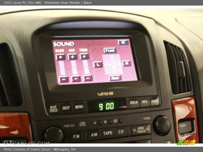 Millennium Silver Metallic / Black 2002 Lexus RX 300 AWD