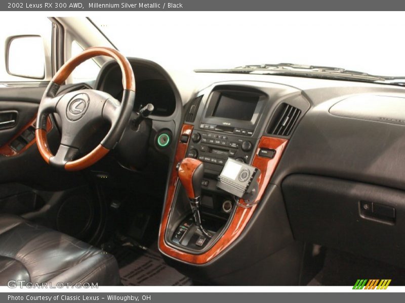 Millennium Silver Metallic / Black 2002 Lexus RX 300 AWD