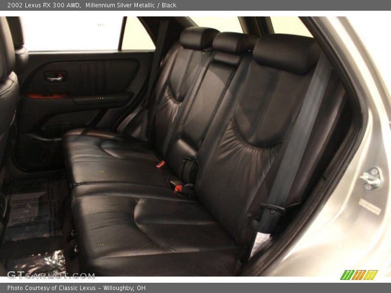 Millennium Silver Metallic / Black 2002 Lexus RX 300 AWD