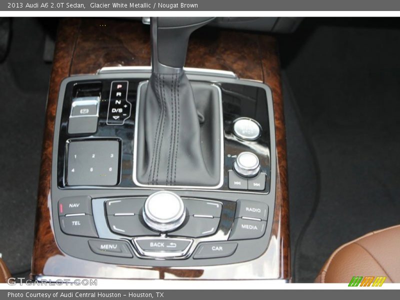 Glacier White Metallic / Nougat Brown 2013 Audi A6 2.0T Sedan
