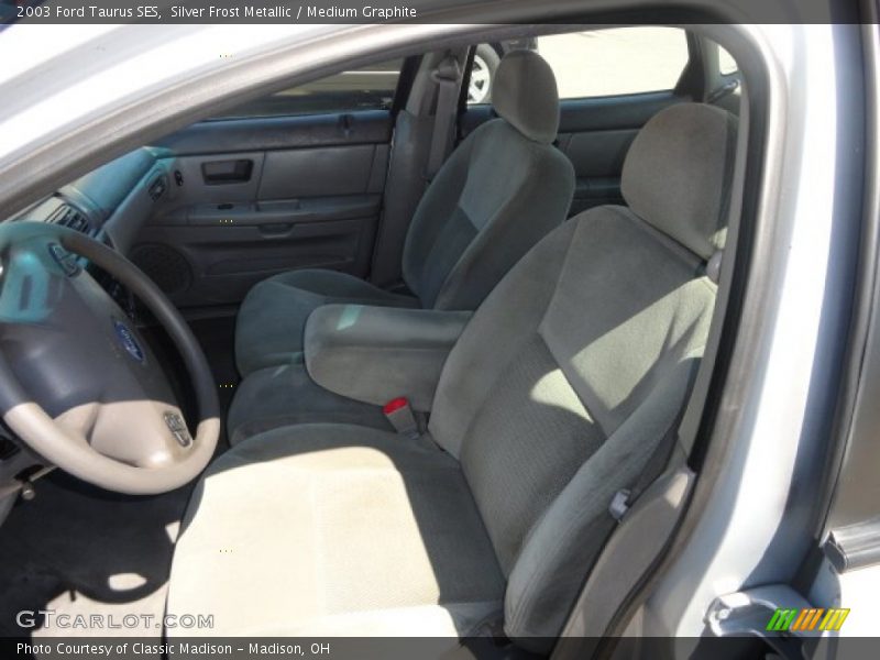 Silver Frost Metallic / Medium Graphite 2003 Ford Taurus SES