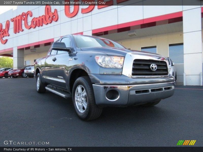 Slate Metallic / Graphite Gray 2007 Toyota Tundra SR5 Double Cab