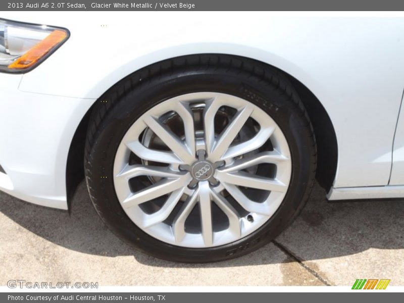 Glacier White Metallic / Velvet Beige 2013 Audi A6 2.0T Sedan