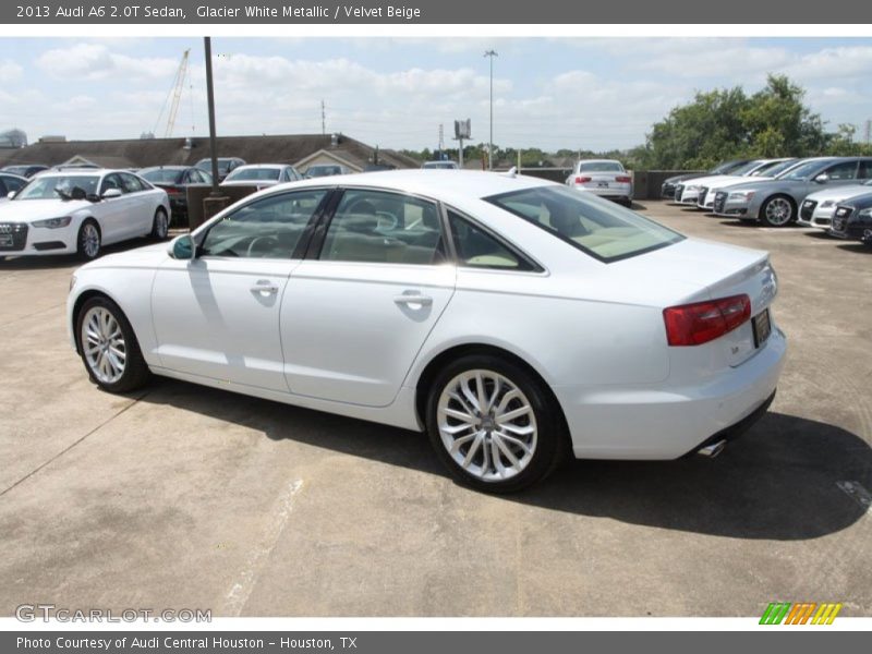 Glacier White Metallic / Velvet Beige 2013 Audi A6 2.0T Sedan