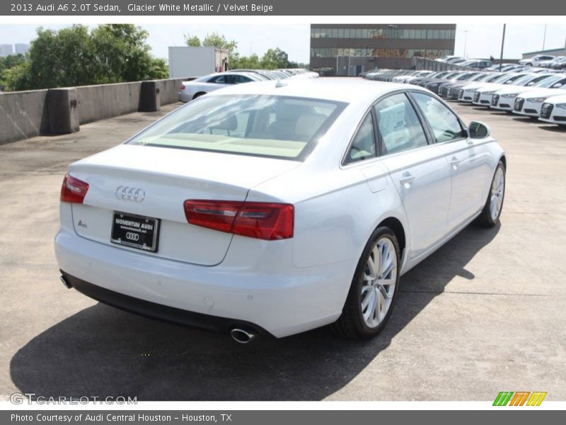 Glacier White Metallic / Velvet Beige 2013 Audi A6 2.0T Sedan