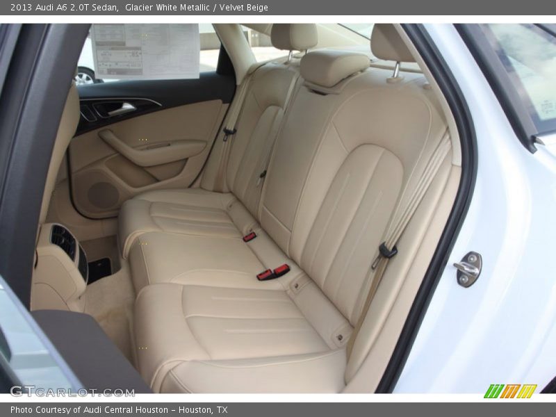Glacier White Metallic / Velvet Beige 2013 Audi A6 2.0T Sedan