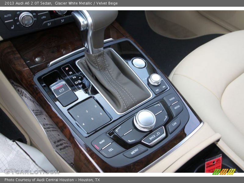 Glacier White Metallic / Velvet Beige 2013 Audi A6 2.0T Sedan