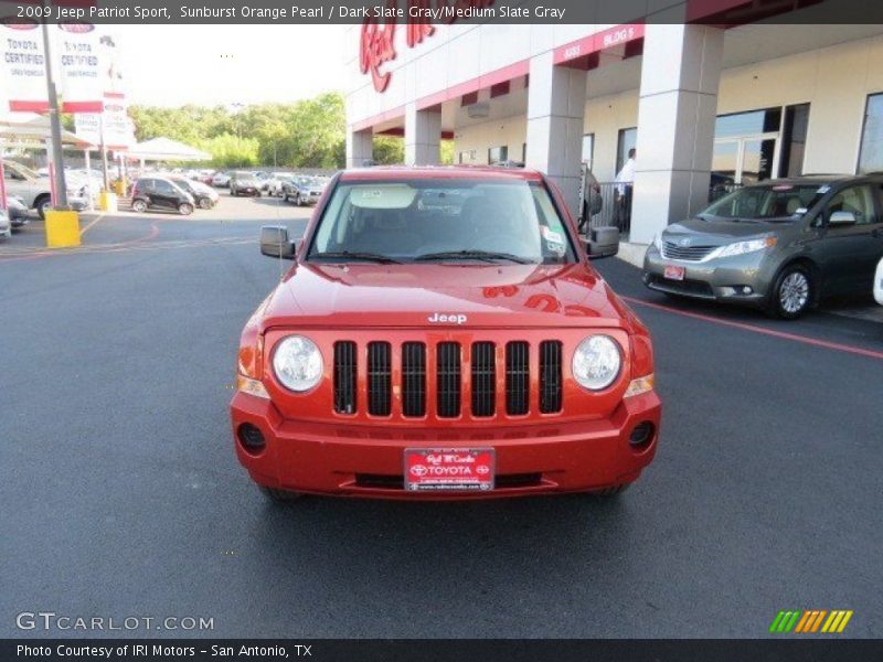 Sunburst Orange Pearl / Dark Slate Gray/Medium Slate Gray 2009 Jeep Patriot Sport