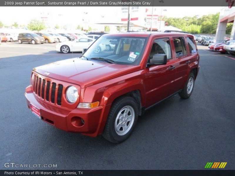 Sunburst Orange Pearl / Dark Slate Gray/Medium Slate Gray 2009 Jeep Patriot Sport