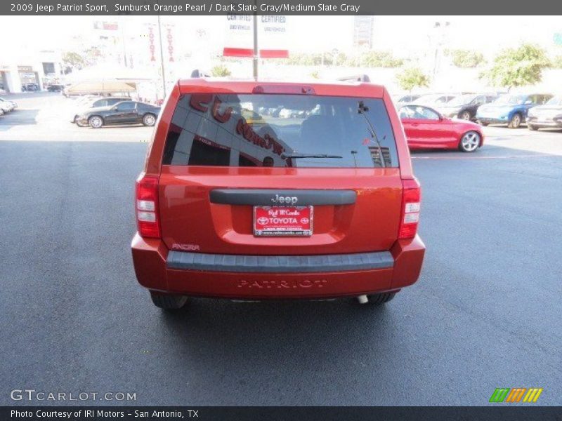 Sunburst Orange Pearl / Dark Slate Gray/Medium Slate Gray 2009 Jeep Patriot Sport