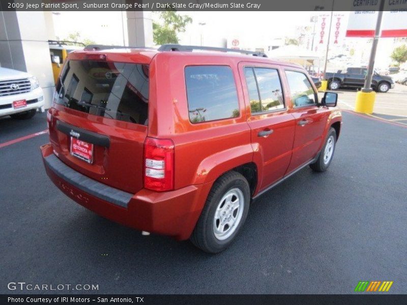Sunburst Orange Pearl / Dark Slate Gray/Medium Slate Gray 2009 Jeep Patriot Sport