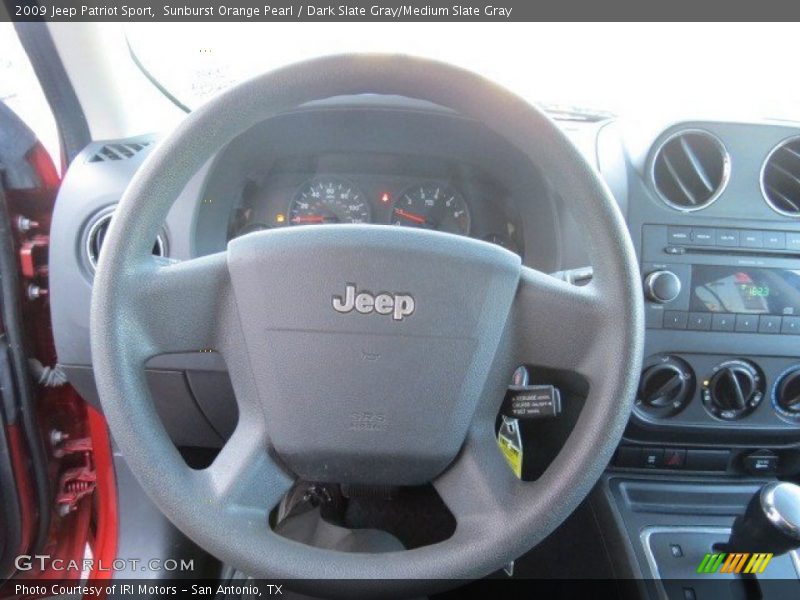 Sunburst Orange Pearl / Dark Slate Gray/Medium Slate Gray 2009 Jeep Patriot Sport