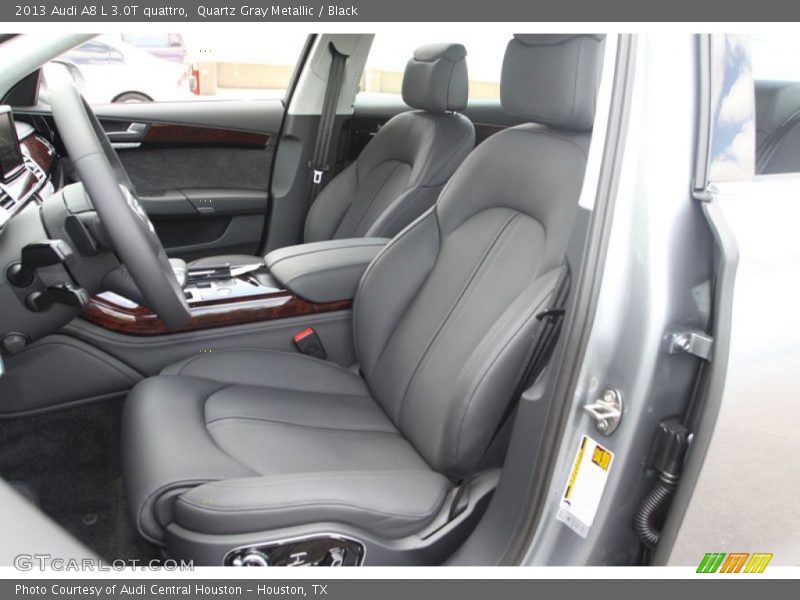 Front Seat of 2013 A8 L 3.0T quattro