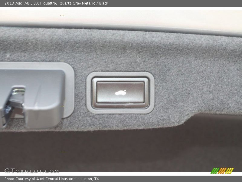 Quartz Gray Metallic / Black 2013 Audi A8 L 3.0T quattro