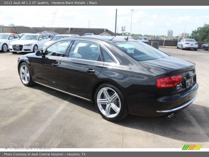 Havanna Black Metallic / Black 2013 Audi A8 L 3.0T quattro