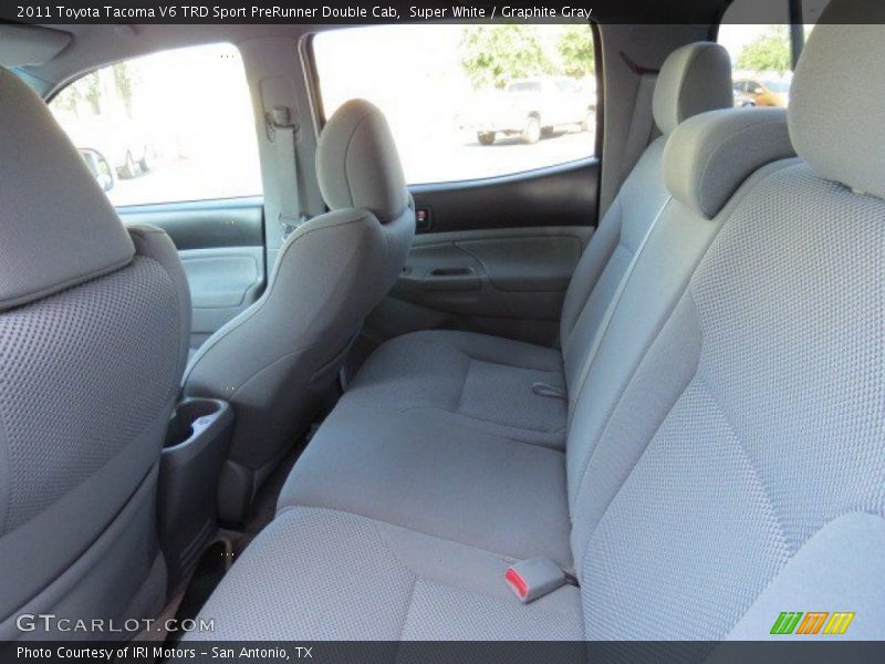 Super White / Graphite Gray 2011 Toyota Tacoma V6 TRD Sport PreRunner Double Cab