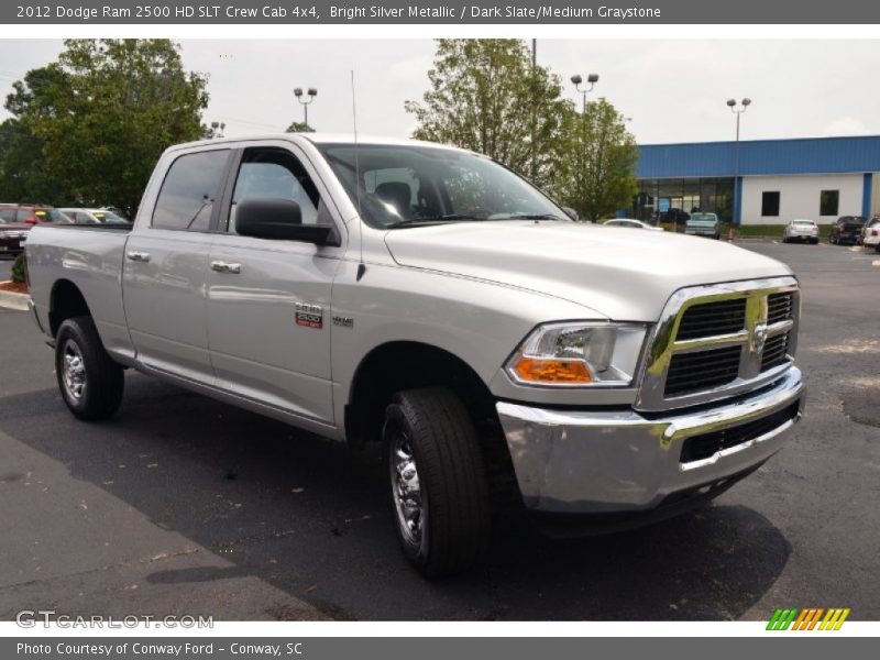 Bright Silver Metallic / Dark Slate/Medium Graystone 2012 Dodge Ram 2500 HD SLT Crew Cab 4x4