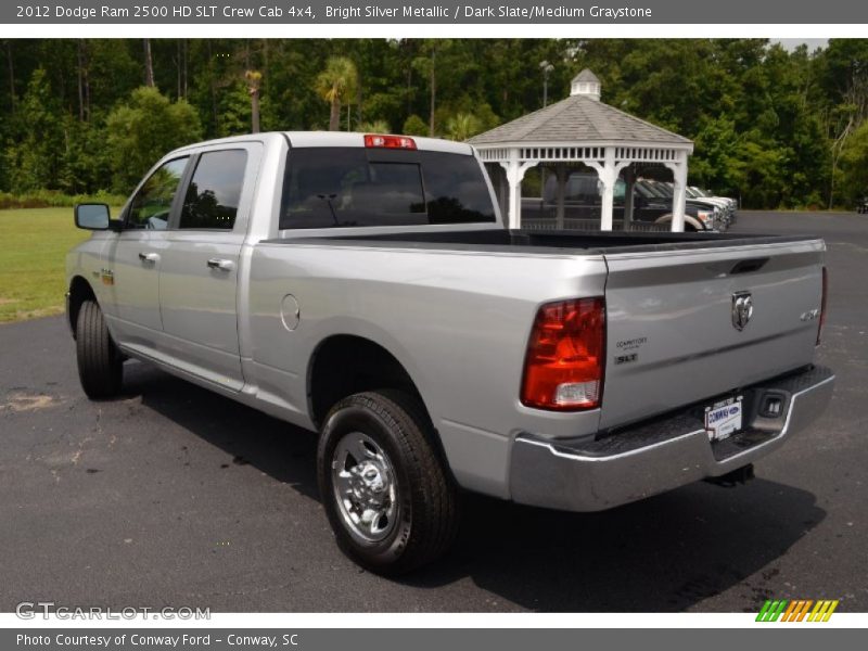 Bright Silver Metallic / Dark Slate/Medium Graystone 2012 Dodge Ram 2500 HD SLT Crew Cab 4x4