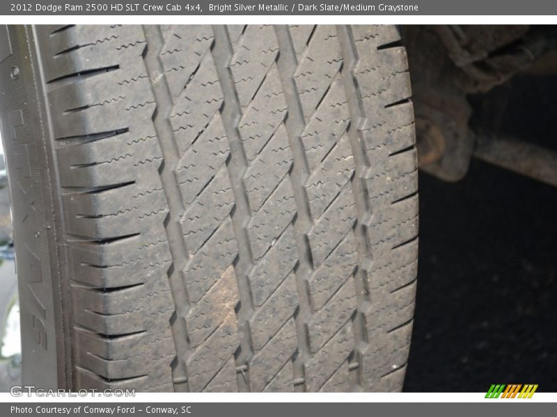 Bright Silver Metallic / Dark Slate/Medium Graystone 2012 Dodge Ram 2500 HD SLT Crew Cab 4x4