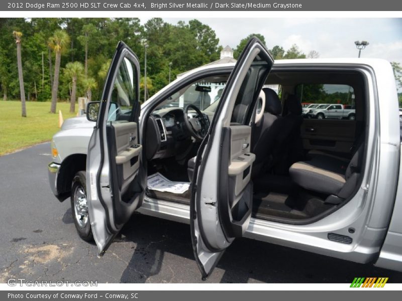 Bright Silver Metallic / Dark Slate/Medium Graystone 2012 Dodge Ram 2500 HD SLT Crew Cab 4x4