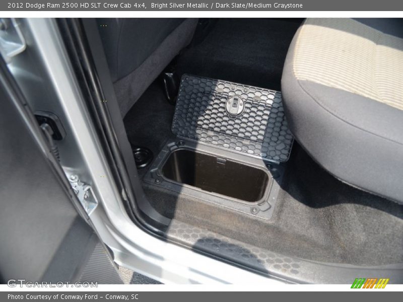 Bright Silver Metallic / Dark Slate/Medium Graystone 2012 Dodge Ram 2500 HD SLT Crew Cab 4x4
