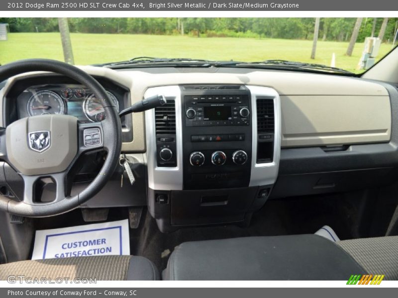 Bright Silver Metallic / Dark Slate/Medium Graystone 2012 Dodge Ram 2500 HD SLT Crew Cab 4x4