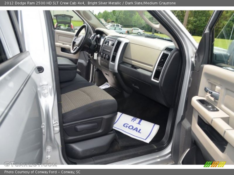 Bright Silver Metallic / Dark Slate/Medium Graystone 2012 Dodge Ram 2500 HD SLT Crew Cab 4x4