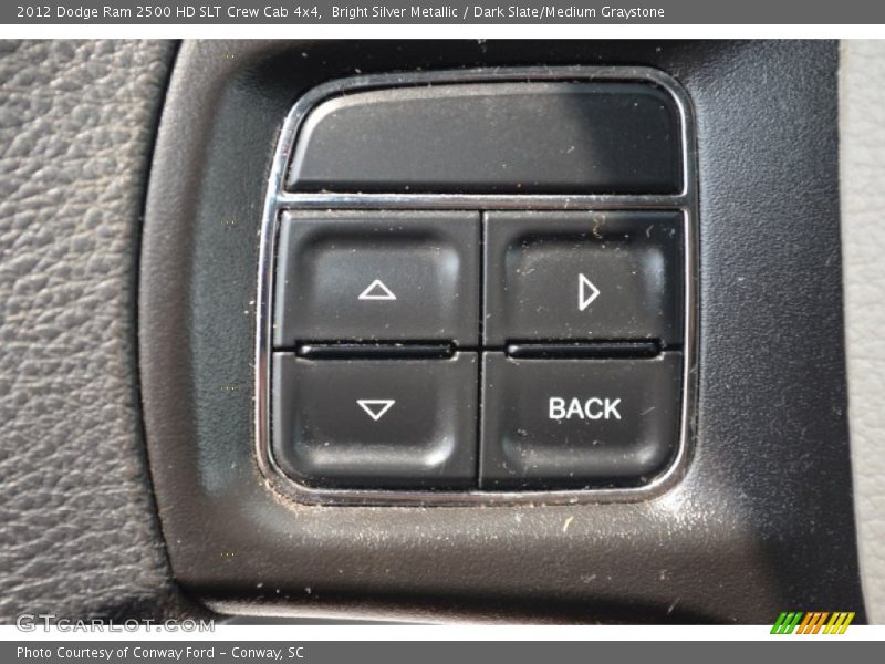 Bright Silver Metallic / Dark Slate/Medium Graystone 2012 Dodge Ram 2500 HD SLT Crew Cab 4x4