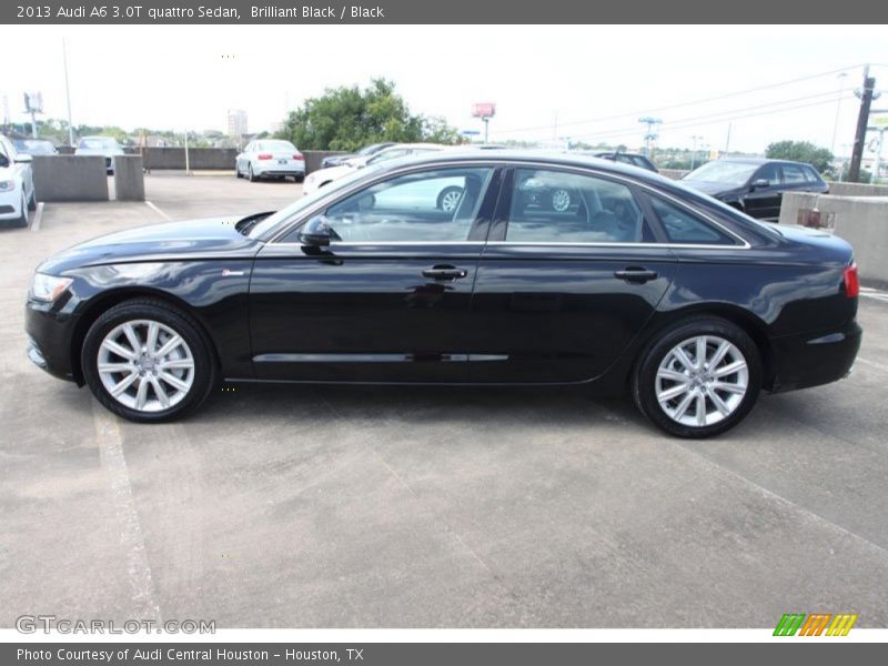 Brilliant Black / Black 2013 Audi A6 3.0T quattro Sedan