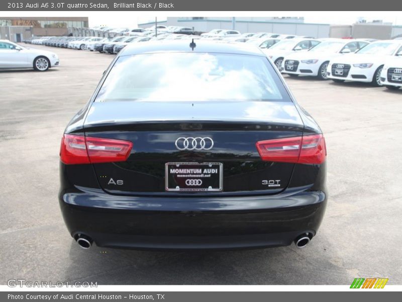 Brilliant Black / Black 2013 Audi A6 3.0T quattro Sedan