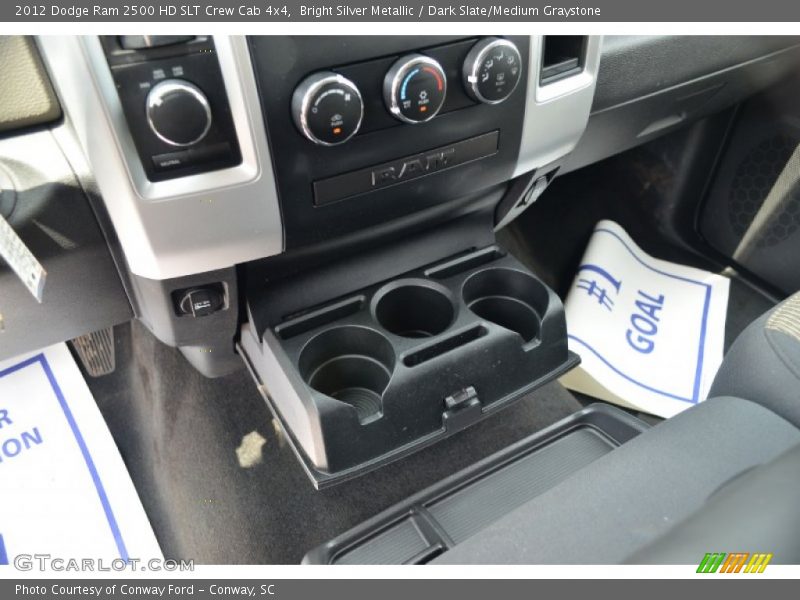 Bright Silver Metallic / Dark Slate/Medium Graystone 2012 Dodge Ram 2500 HD SLT Crew Cab 4x4