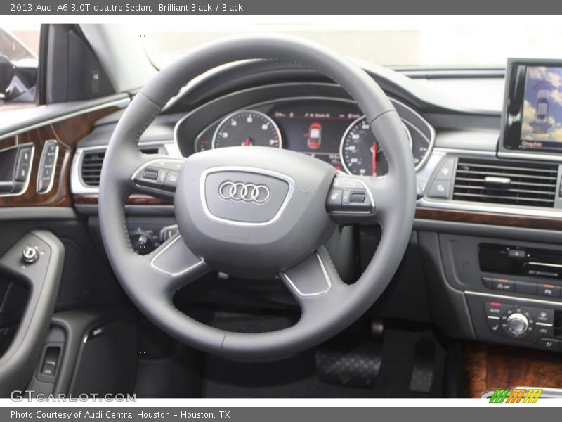 Brilliant Black / Black 2013 Audi A6 3.0T quattro Sedan