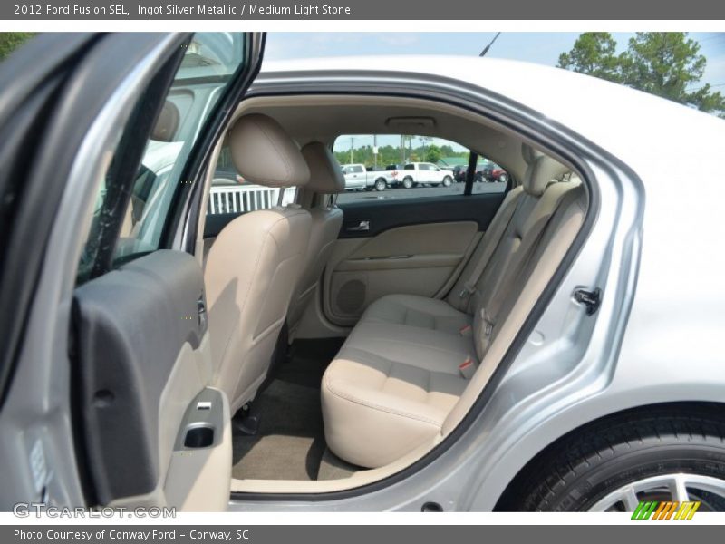 Ingot Silver Metallic / Medium Light Stone 2012 Ford Fusion SEL