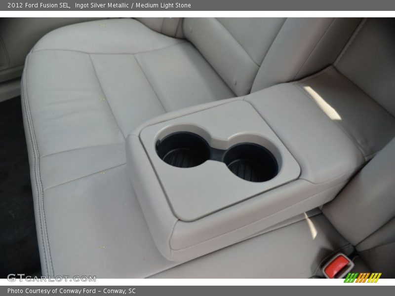 Ingot Silver Metallic / Medium Light Stone 2012 Ford Fusion SEL