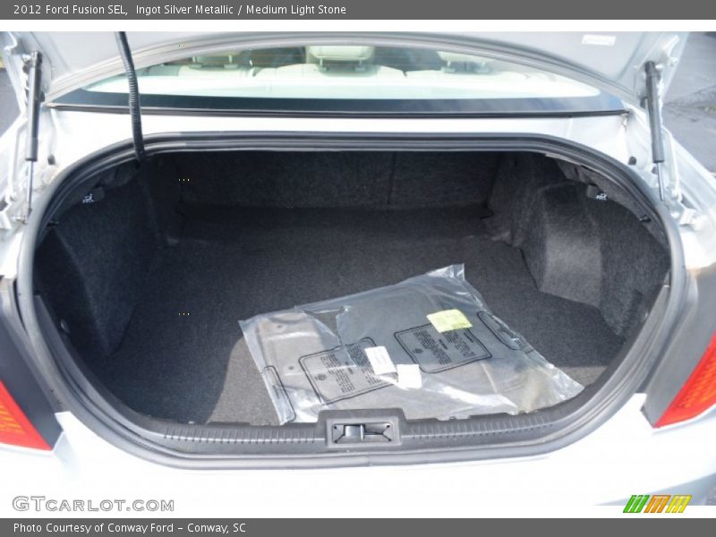 Ingot Silver Metallic / Medium Light Stone 2012 Ford Fusion SEL