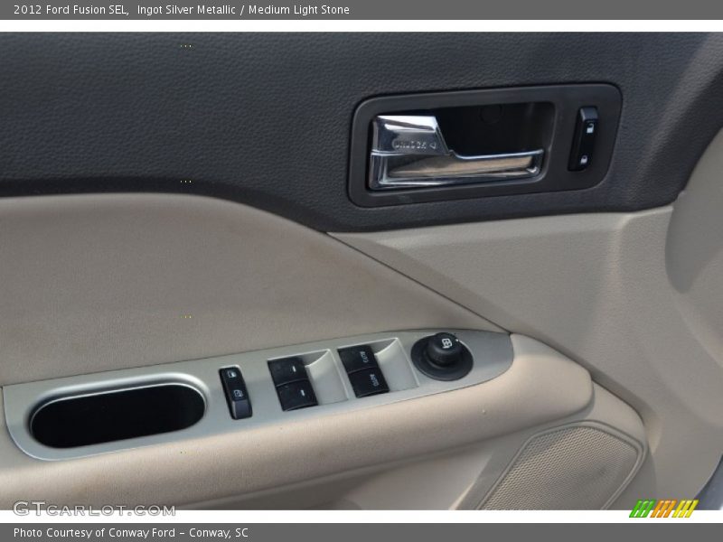 Ingot Silver Metallic / Medium Light Stone 2012 Ford Fusion SEL