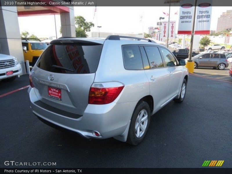 Classic Silver Metallic / Ash 2010 Toyota Highlander