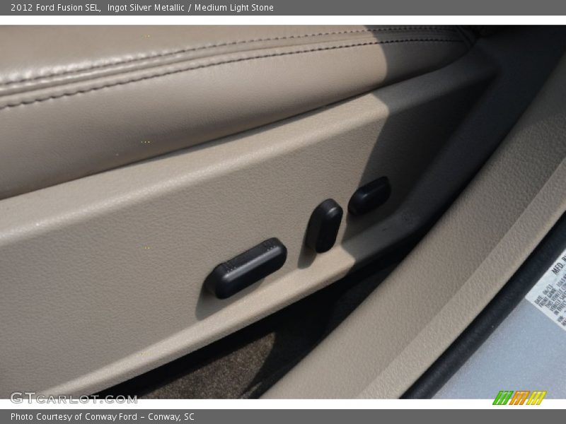 Ingot Silver Metallic / Medium Light Stone 2012 Ford Fusion SEL