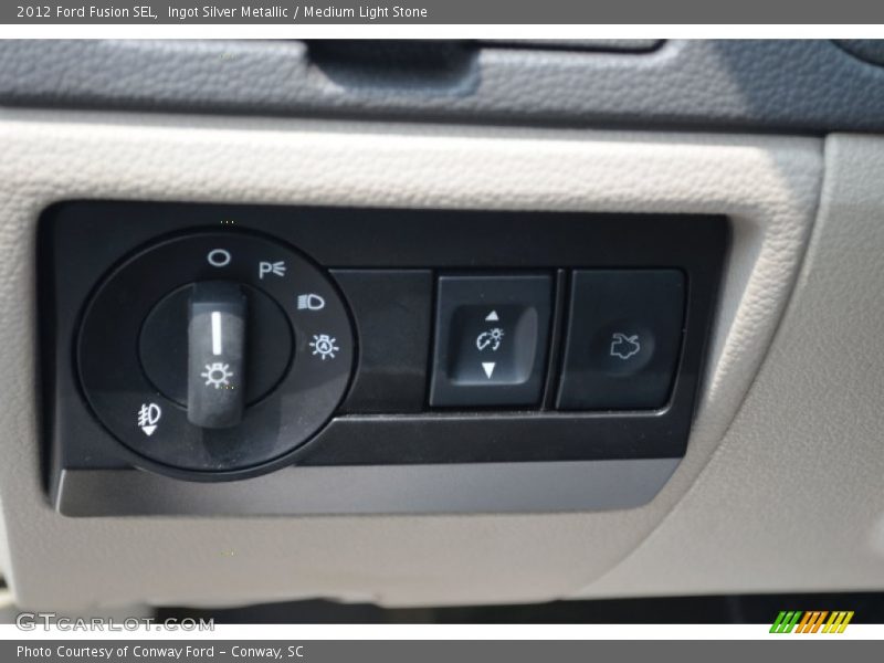 Ingot Silver Metallic / Medium Light Stone 2012 Ford Fusion SEL