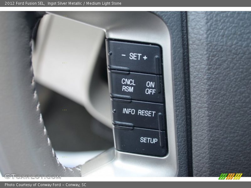 Ingot Silver Metallic / Medium Light Stone 2012 Ford Fusion SEL