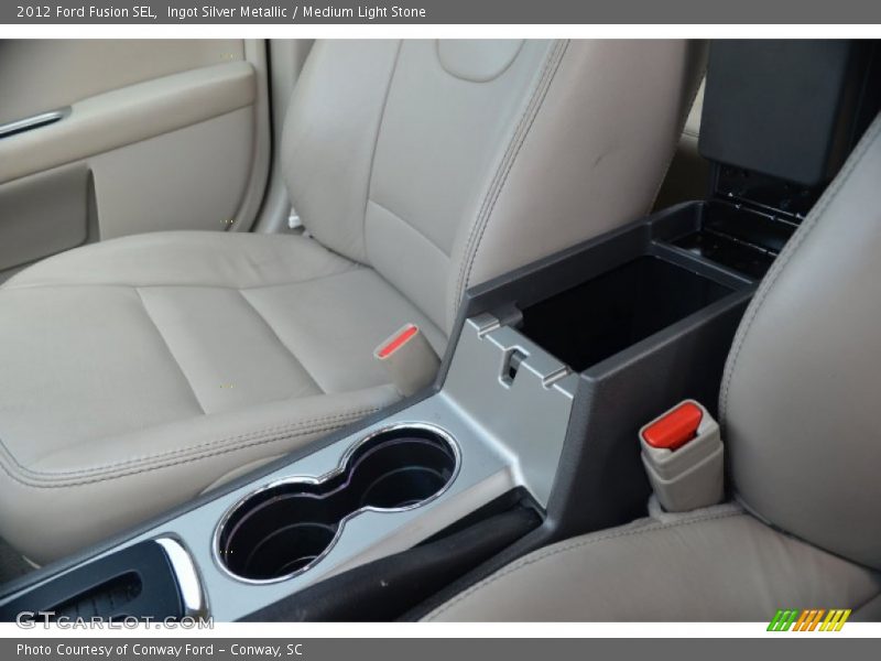 Ingot Silver Metallic / Medium Light Stone 2012 Ford Fusion SEL