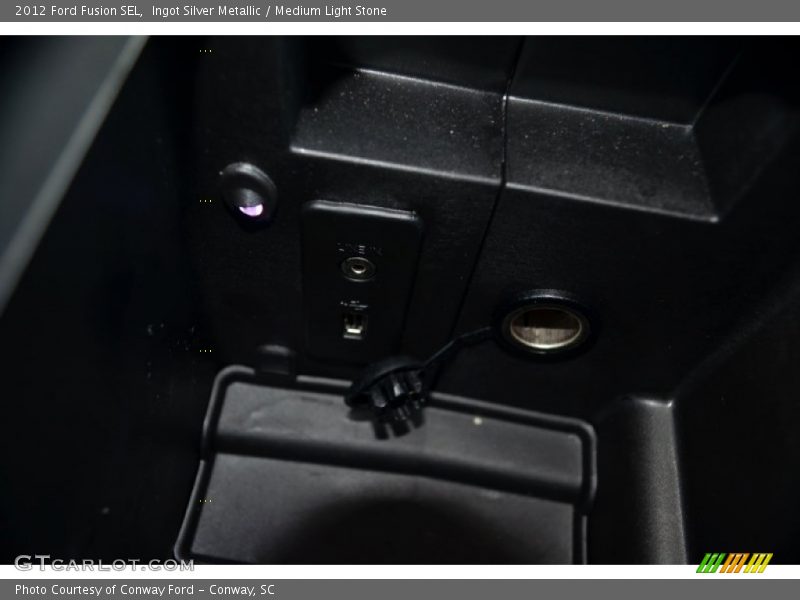 Ingot Silver Metallic / Medium Light Stone 2012 Ford Fusion SEL